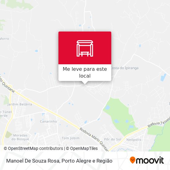 Manoel De Souza Rosa mapa