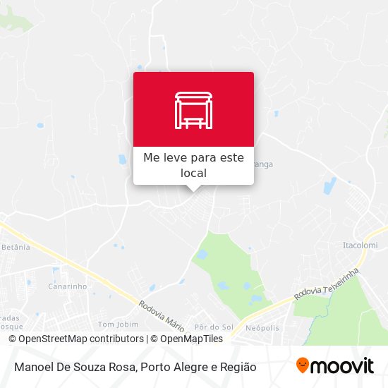 Manoel De Souza Rosa mapa