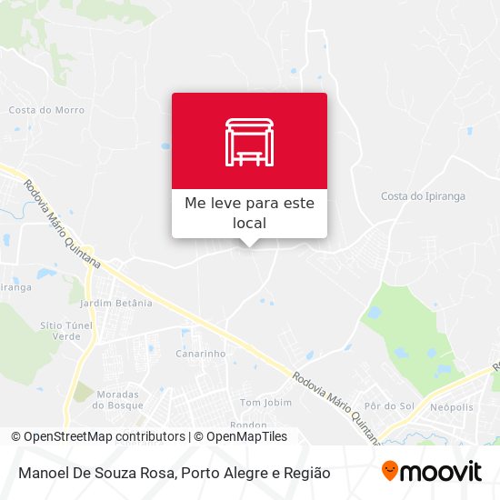 Manoel De Souza Rosa mapa