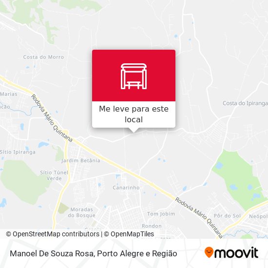 Manoel De Souza Rosa mapa