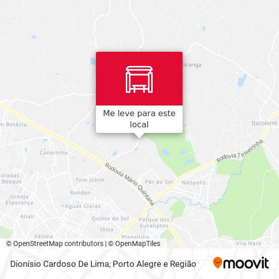 Dionísio Cardoso De Lima mapa