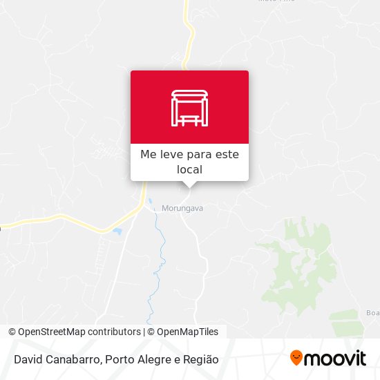 David Canabarro mapa
