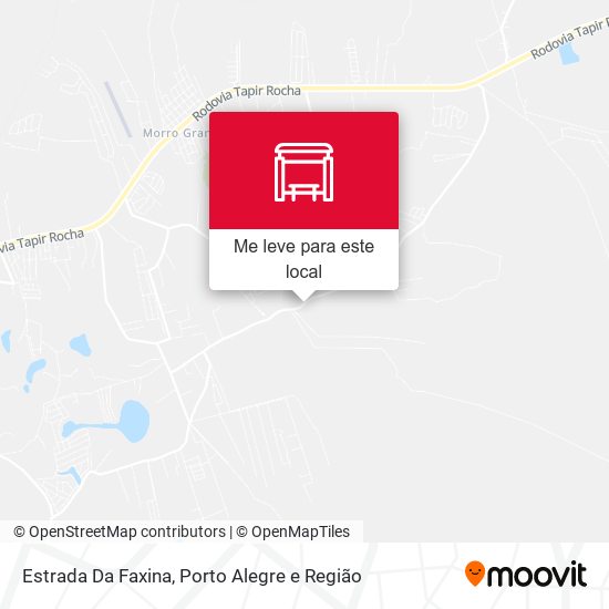Estrada Da Faxina mapa
