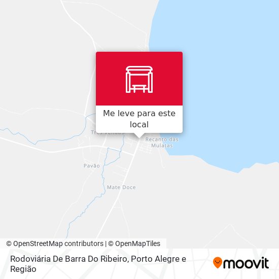Rodoviária De Barra Do Ribeiro mapa