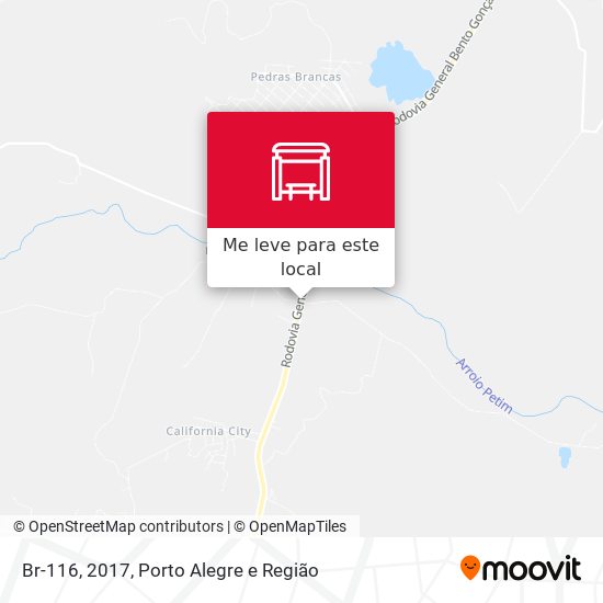 Br-116, 2017 mapa