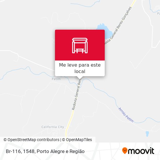 Br-116, 1548 mapa