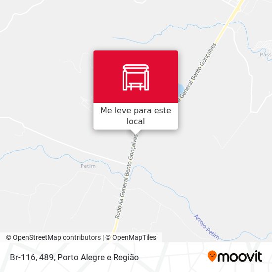 Br-116, 489 mapa