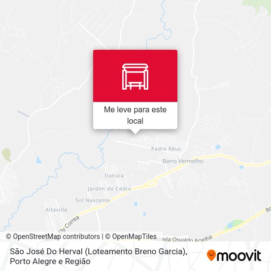 São José Do Herval (Loteamento Breno Garcia) mapa