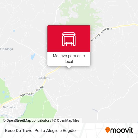 Beco Do Trevo mapa