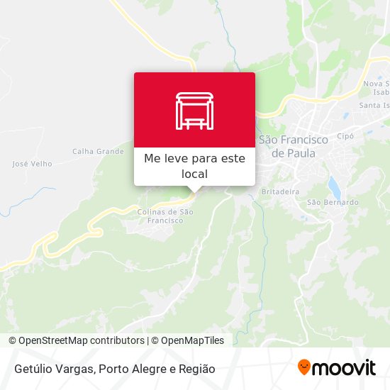 Getúlio Vargas mapa