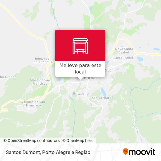 Santos Dumont mapa