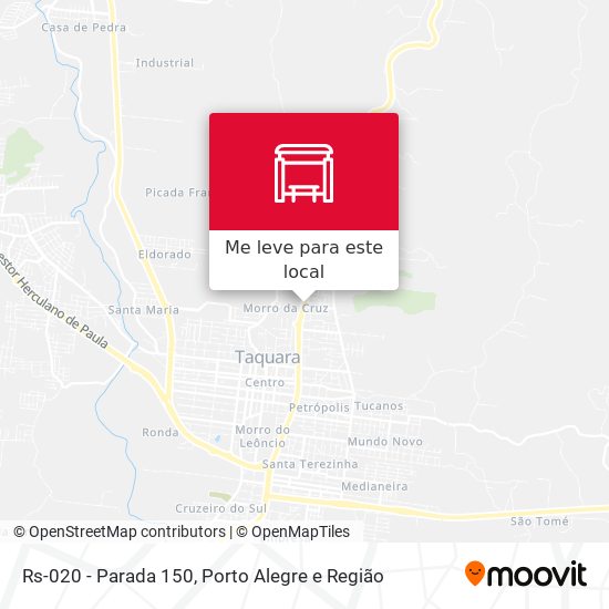 Rs-020 - Parada 150 mapa