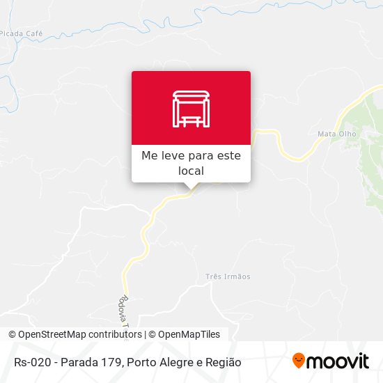 Rs-020 - Parada 179 mapa