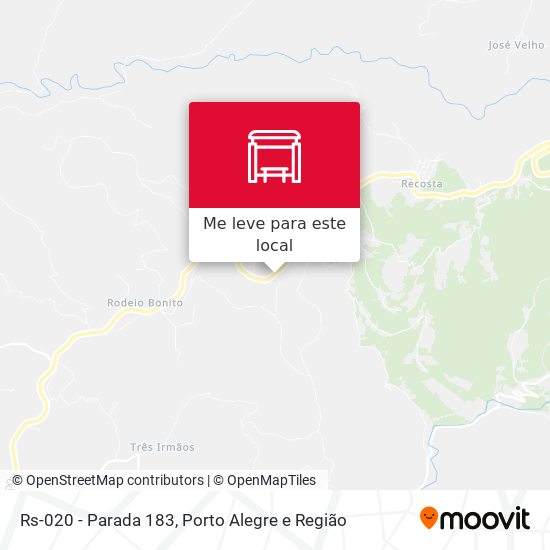 Rs-020 - Parada 183 mapa