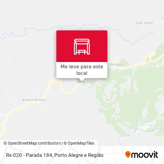 Rs-020 - Parada 184 mapa