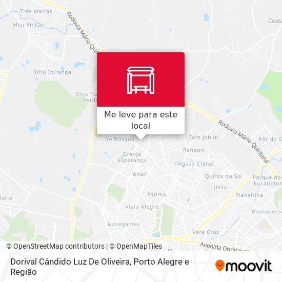 Dorival Cândido Luz De Oliveira mapa