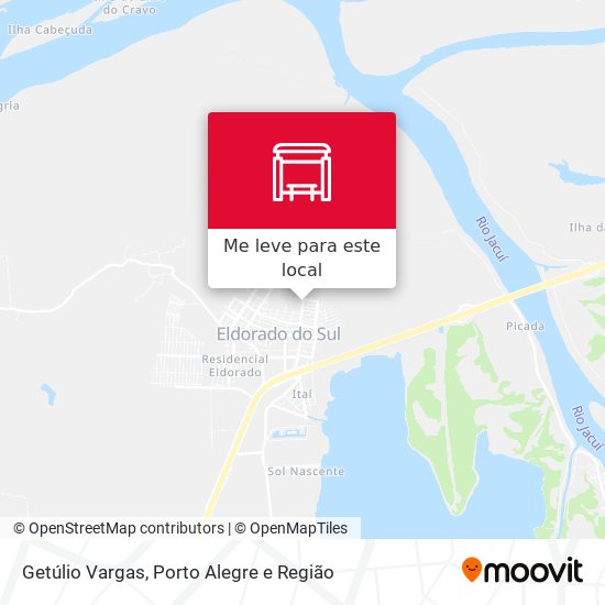 Getúlio Vargas mapa