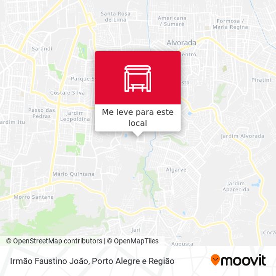 Irmão Faustino João mapa