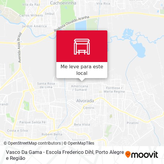 Vasco Da Gama - Escola Frederico Dihl mapa
