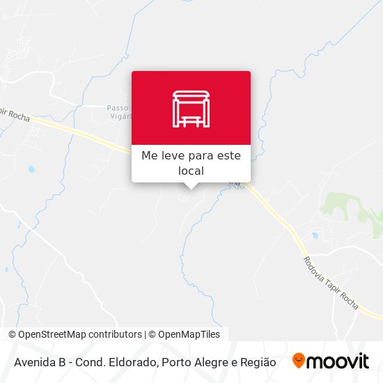 Avenida B - Cond. Eldorado mapa