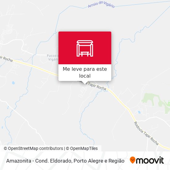 Amazonita - Cond. Eldorado mapa