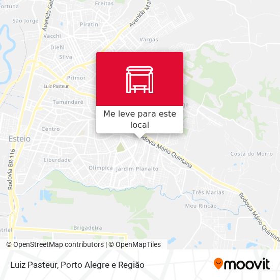 Luiz Pasteur mapa