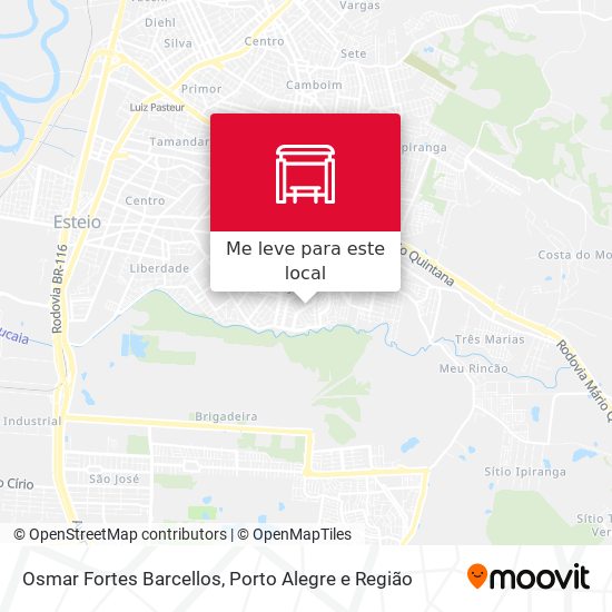 Osmar Fortes Barcellos mapa