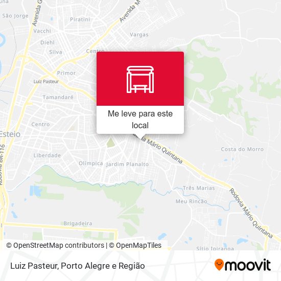 Luiz Pasteur mapa