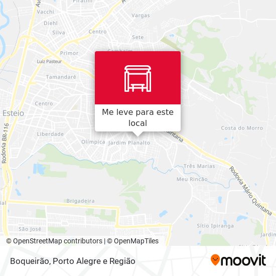 Boqueirão mapa