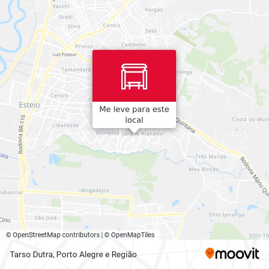 Tarso Dutra mapa