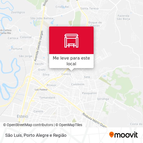 São Luís mapa