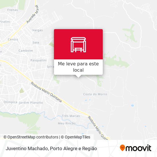 Juventino Machado mapa