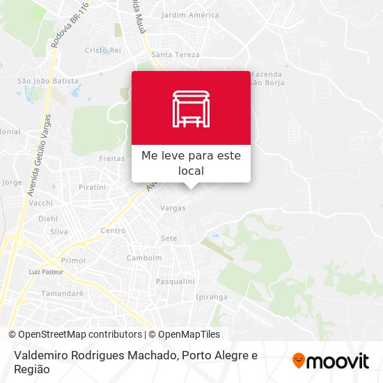 Valdemiro Rodrigues Machado mapa