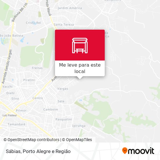 Sábias mapa