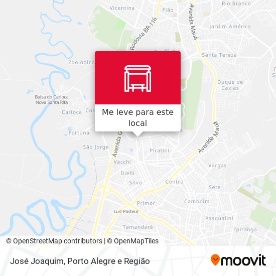 José Joaquim mapa