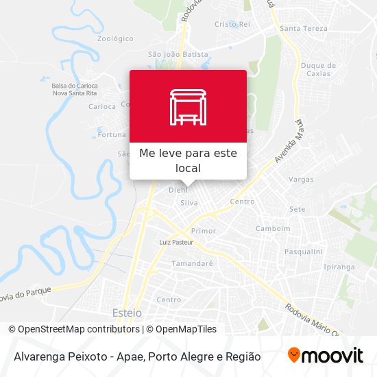 Alvarenga Peixoto - Apae mapa