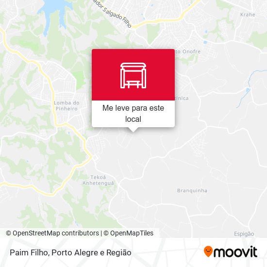 Paim Filho mapa