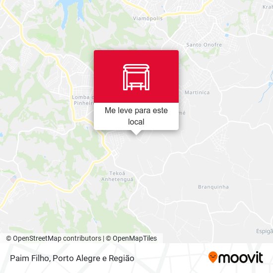 Paim Filho mapa