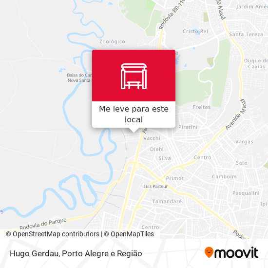 Hugo Gerdau mapa