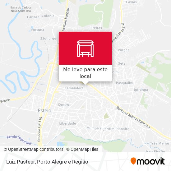 Luiz Pasteur mapa