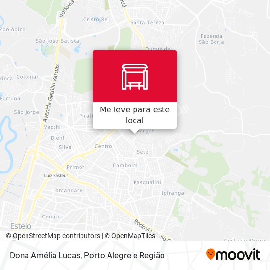 Dona Amélia Lucas mapa