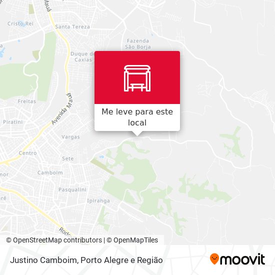 Justino Camboim mapa