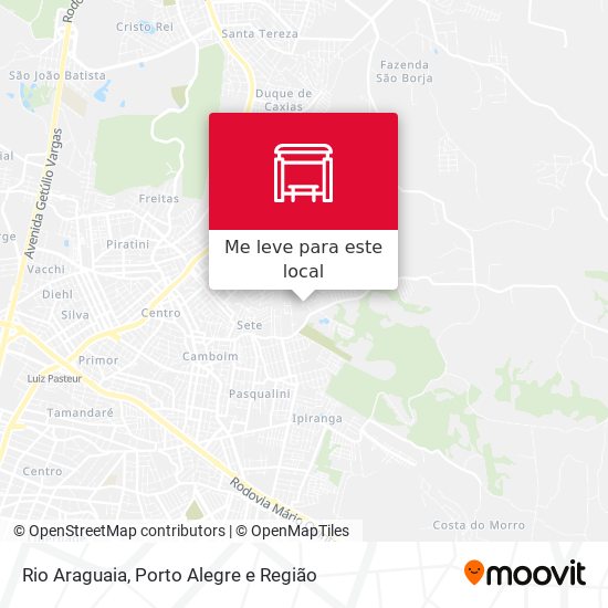 Rio Araguaia mapa