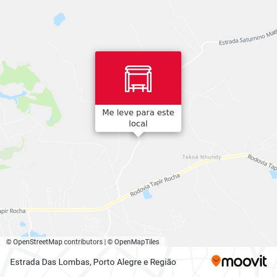 Estrada Das Lombas mapa