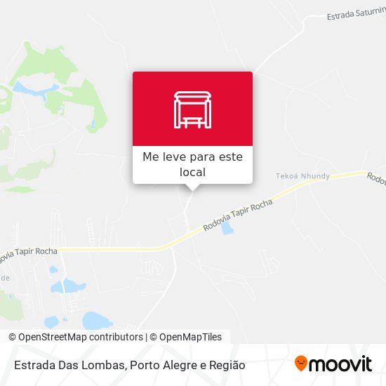 Estrada Das Lombas mapa