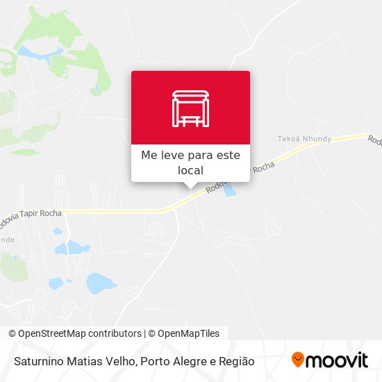 Saturnino Matias Velho mapa