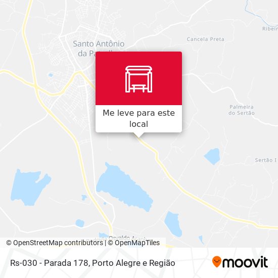 Rs-030 - Parada 178 mapa