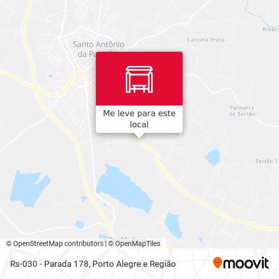 Rs-030 - Parada 178 mapa