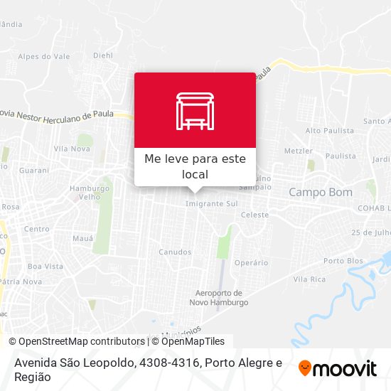 Avenida São Leopoldo, 4308-4316 mapa