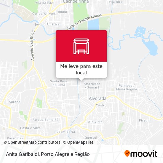Anita Garibaldi mapa